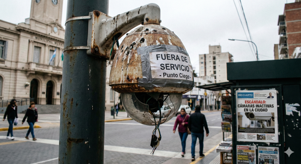 “Che, vecino… ¿Alguna vez pediste un video y te dijeron que no andaba? el 10% de las cámaras de seguridad en Río Cuarto estarían fuera de servicio. Cuales?