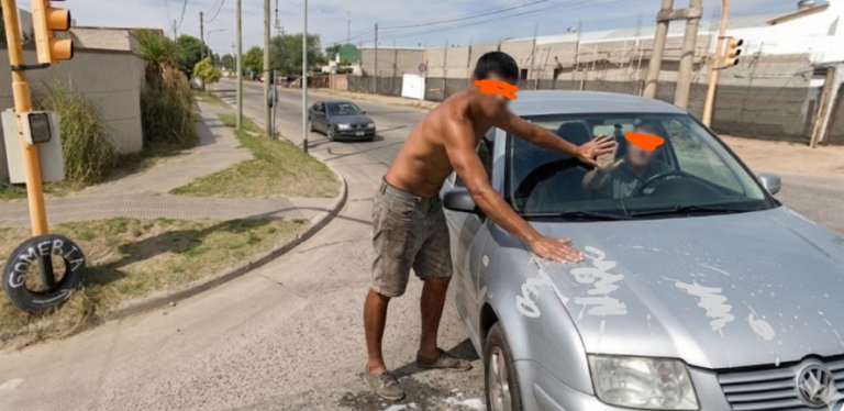 INSEGURIDAD VIAL EN BANDA NORTE: Denuncian hostigamiento y amenazas a conductores en la esquina de Isabel la Católica y Pairo