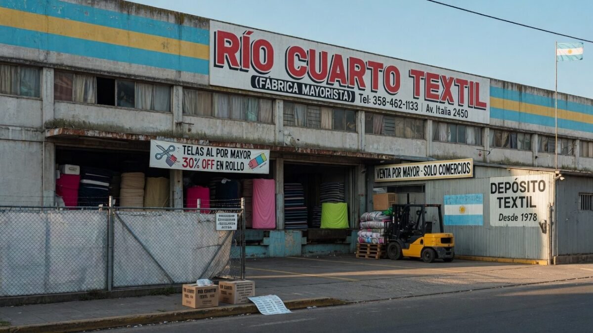 Río Cuarto Textil" (Fábrica Mayorista)