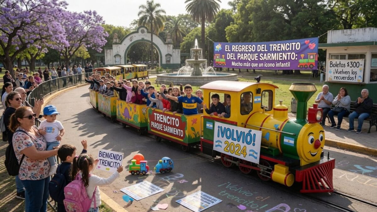El regreso del Trencito del Parque Sarmiento: Mucho más que un ícono infantil.