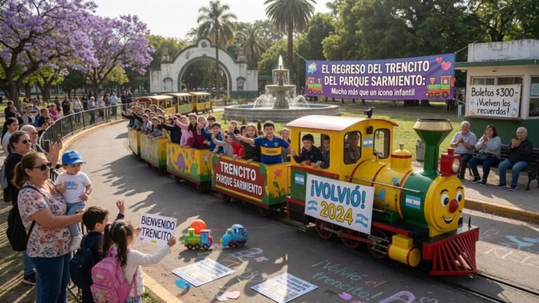 El regreso del Trencito del Parque Sarmiento: Mucho más que un ícono infantil.