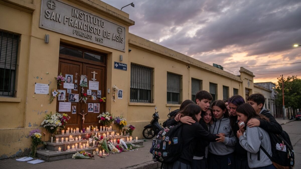 El momento en que intentaron reanimar a la joven sin éxito en las inmediaciones del San Francisco